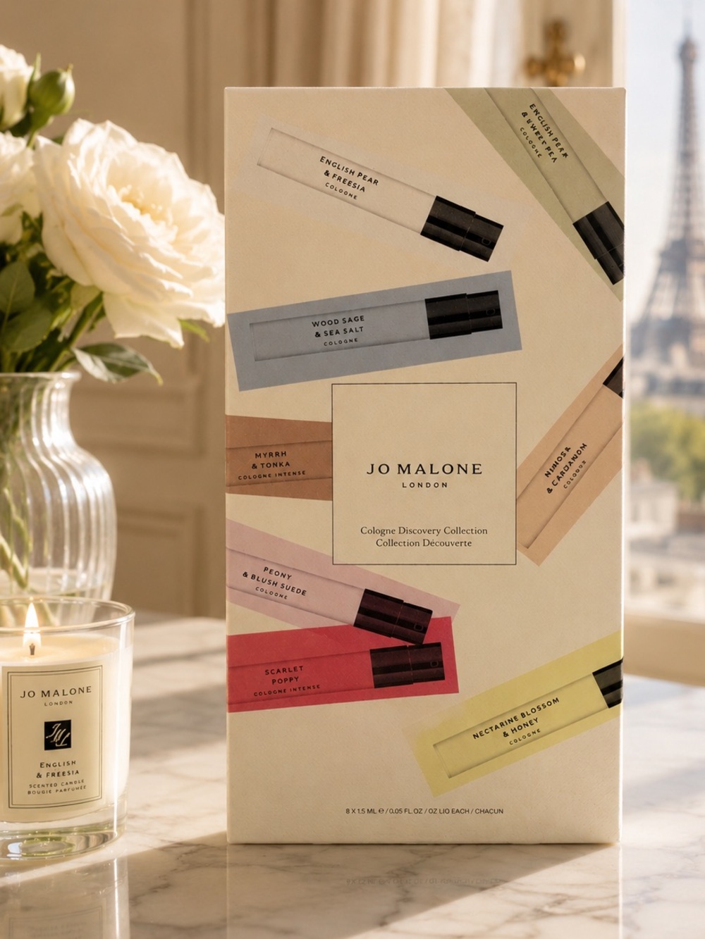 Jo Malone London Cologne Discovery Collection 8 x 1.5ml Sample Set NIB